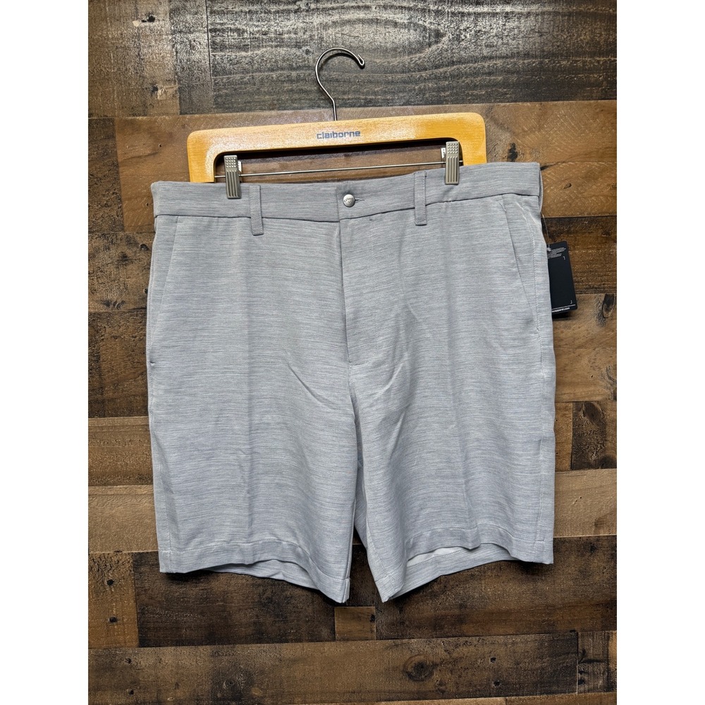 Callaway Mens Golf Shorts 36 Charcoal Gray Opti-Dri Stretch 9 Inseam  NEW